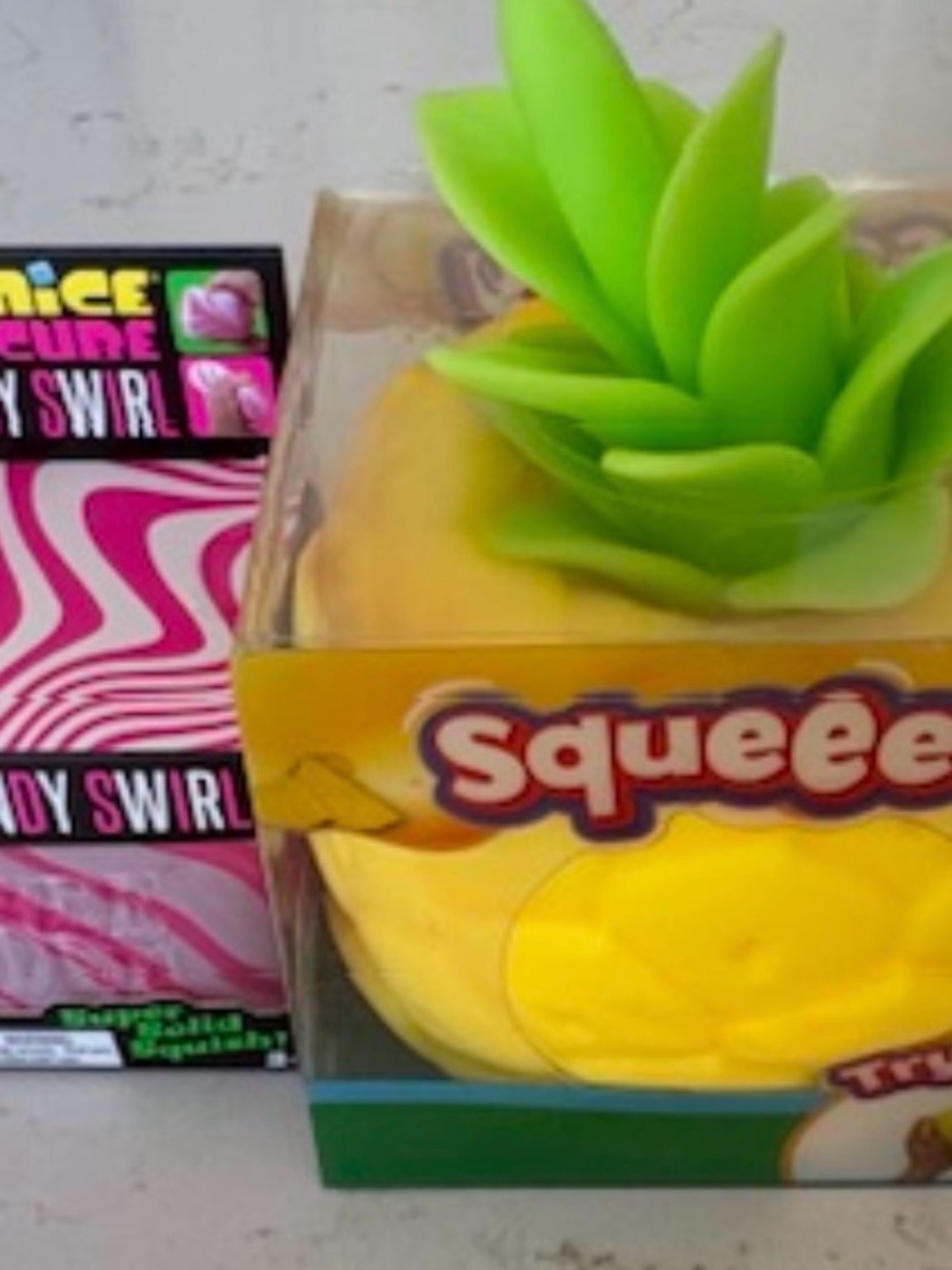 Sunny days Pineapple Squishy. Schylling Needoh Candy swirl. Sealed. Fastship.